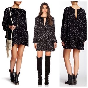 Free People NY Beck Dress Black size Medium